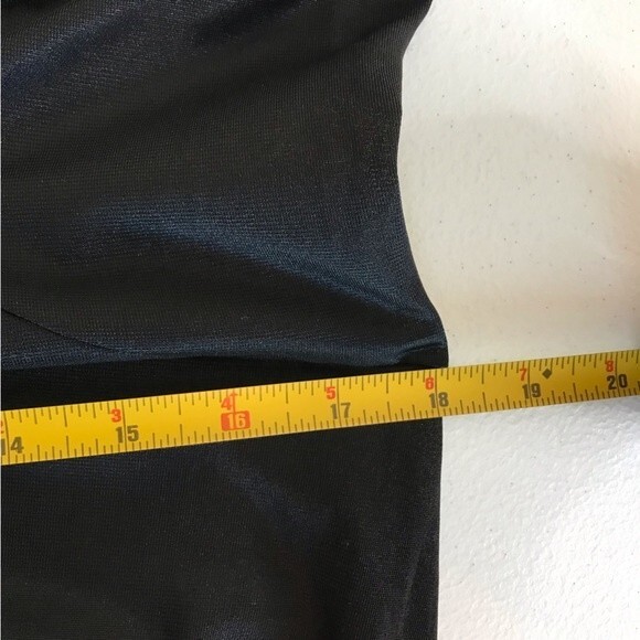 Vintage Cachet Lace Beaded Nightgown Slip Sexy Dress Black Women's Size Large - Picture 11 of 16